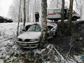 В Клинцовском районе в дорожной аварии пострадала женщина