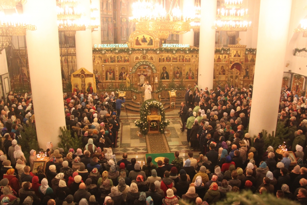 В Брянской области Рождественские Богослужения прошли в 136 храмах