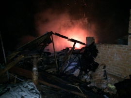 При пожаре в Клинцовском районе погиб мужчина