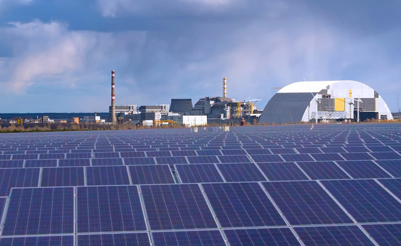 В Чернобыле строят солнечную электростанцию