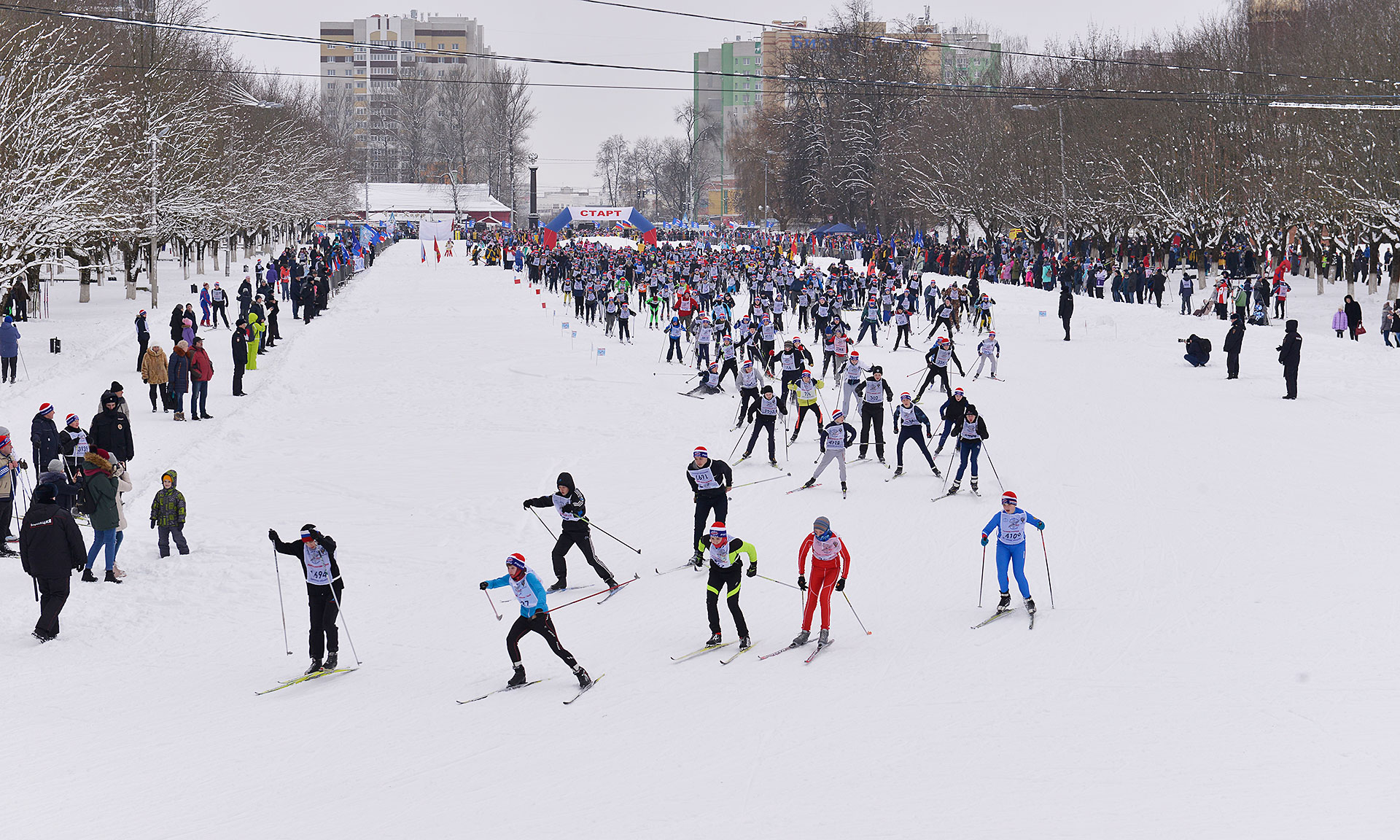 «Лыжня России» собрала в Брянске более 5000 человек