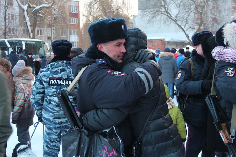 Брянские полицейские отправились на Северный Кавказ
