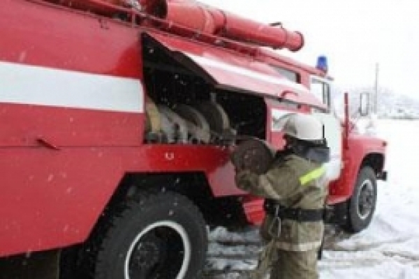 В Жуковке сгорел жилой дом