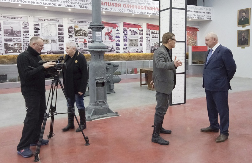 На Брянском машиностроительном заводе сняли фильм для телеканала «Культура»