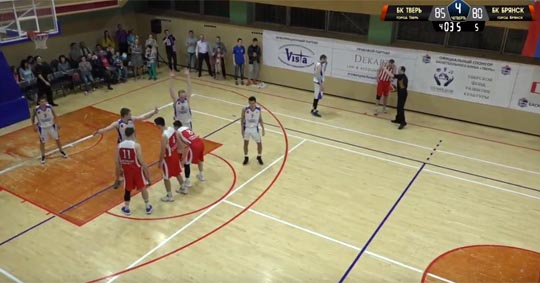 Баскетбольный клуб “Брянск” уступил в полуфинале первенства ЦФО