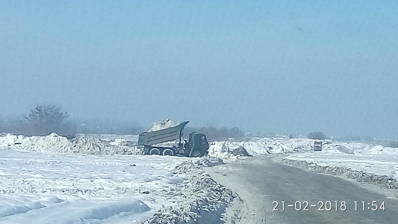 Экологи заставили Роспотребнадзор обратить внимание на снежные свалки в Брянской области