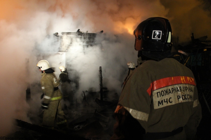 При пожаре в Жирятинском районе пострадал мужчина