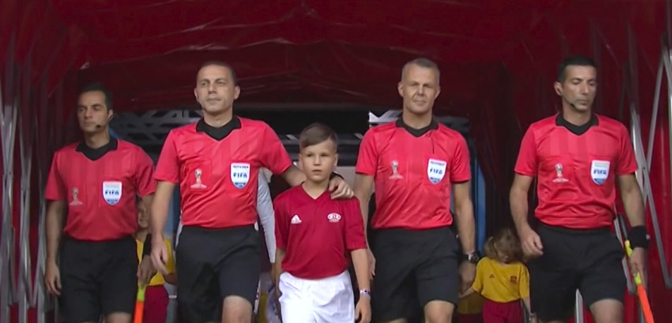Юный брянский футболист стал участником церемонии открытия полуфинала ЧМ по футболу