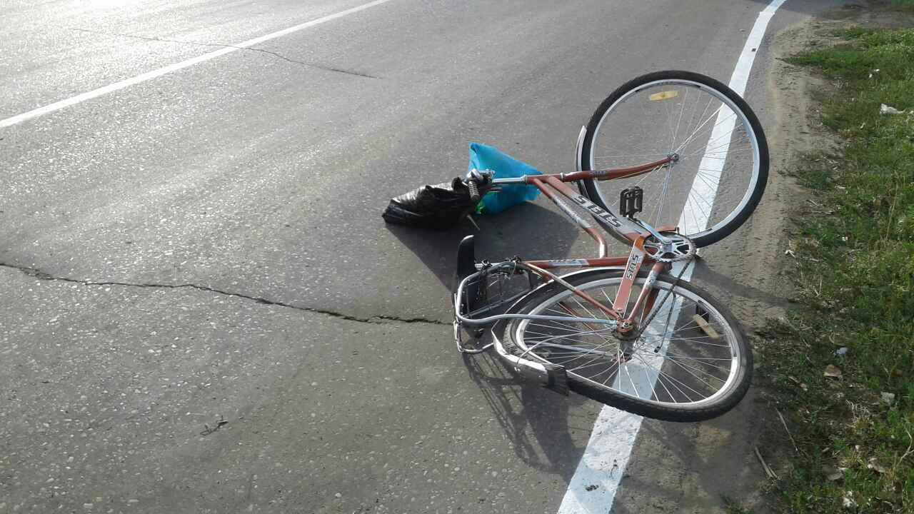 В Брянске автоледи сбила пожилого велосипедиста