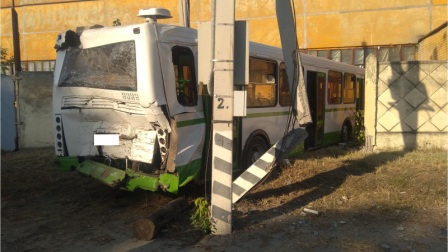 В Брянске при столкновении автобусов пострадали пять человек