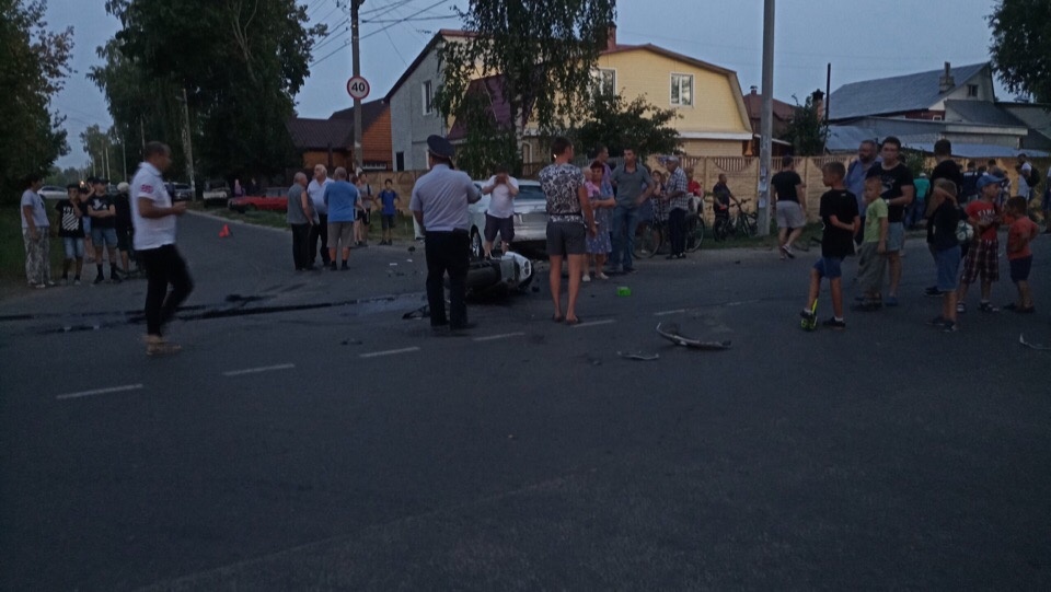 В дорожной аварии в Брянске погиб пассажир мотоцикла