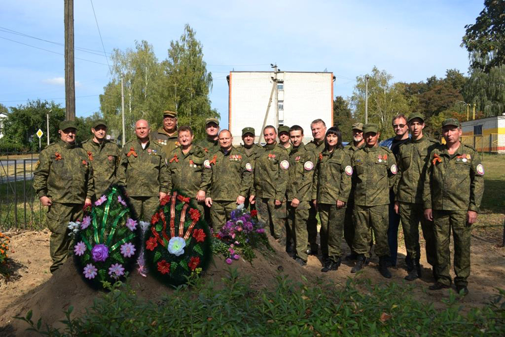 В Навле захоронили останки 30 советских воинов
