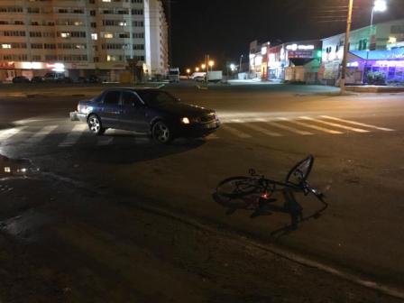 В Брянске на зебре пострадали велосипедист и пешеход