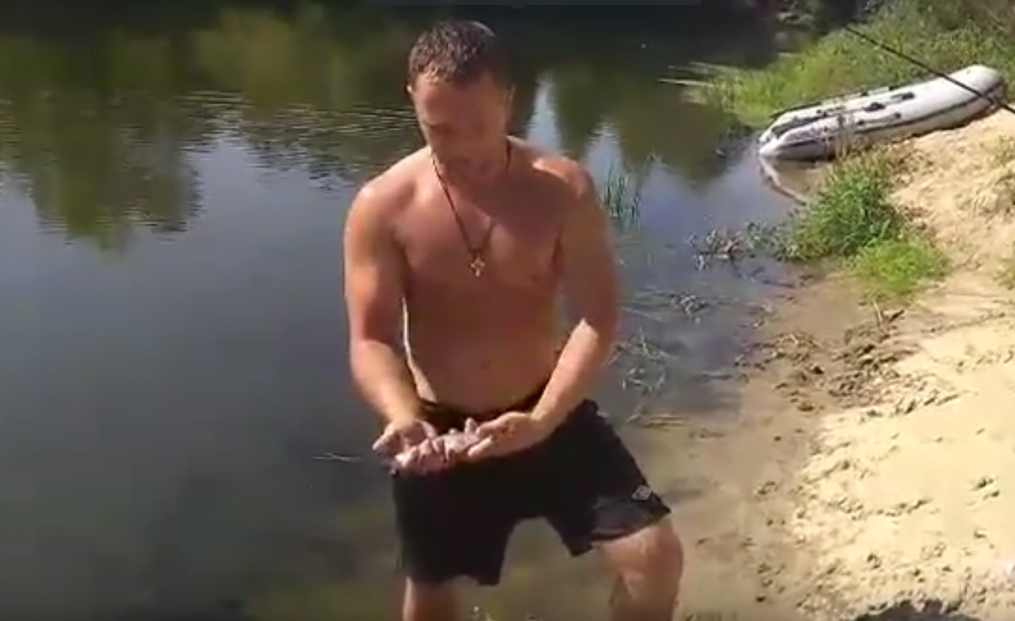 Брянец поймал в Десне редкую рыбешку