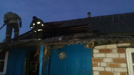 При пожаре в Почепском районе пострадал 42-летний мужчина