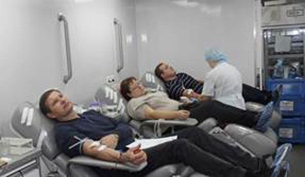 Сотрудники «Брянскэнерго» сдали 22 литра крови