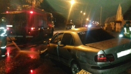 В Брянске произошло страшное столкновение двух легковых автомобилей