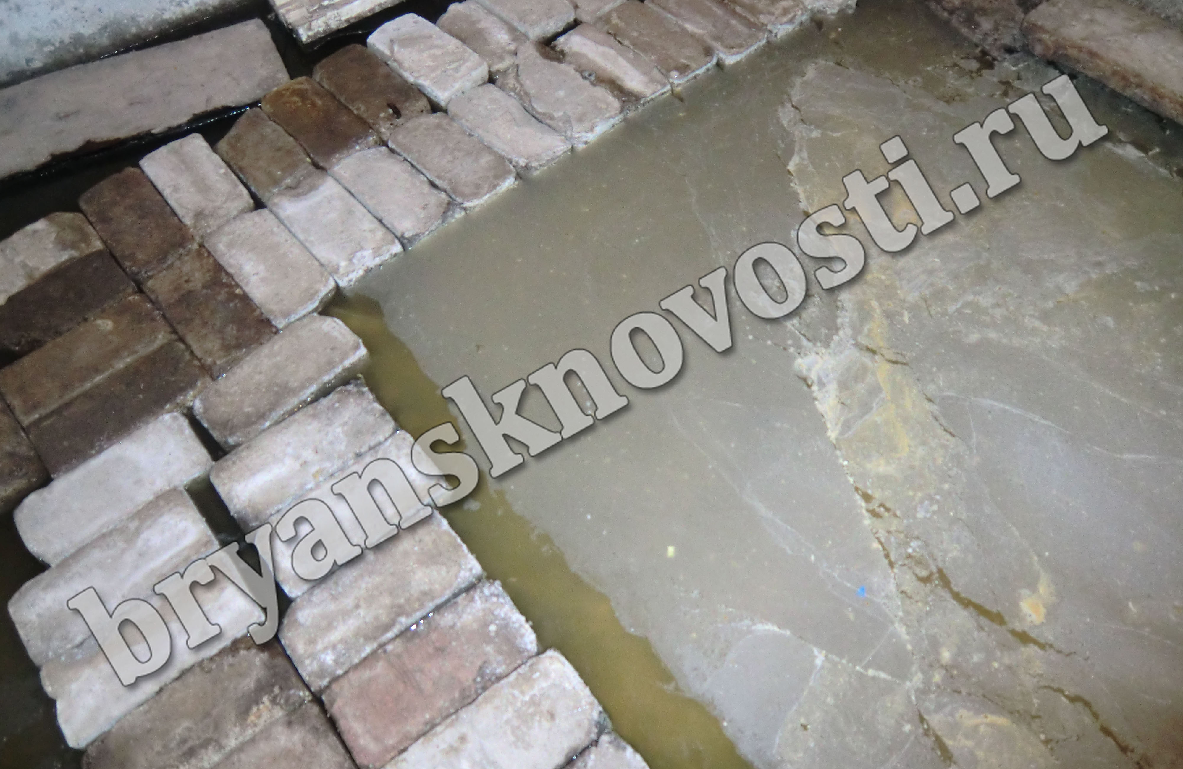 Течь канализации в подвал многоэтажки остановили в Новозыбкове