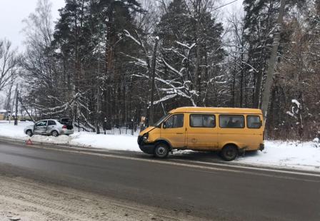 Две дорожных аварии в Брянске