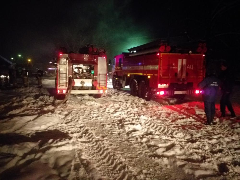 Накануне вечером в Брянске сгорели два дома