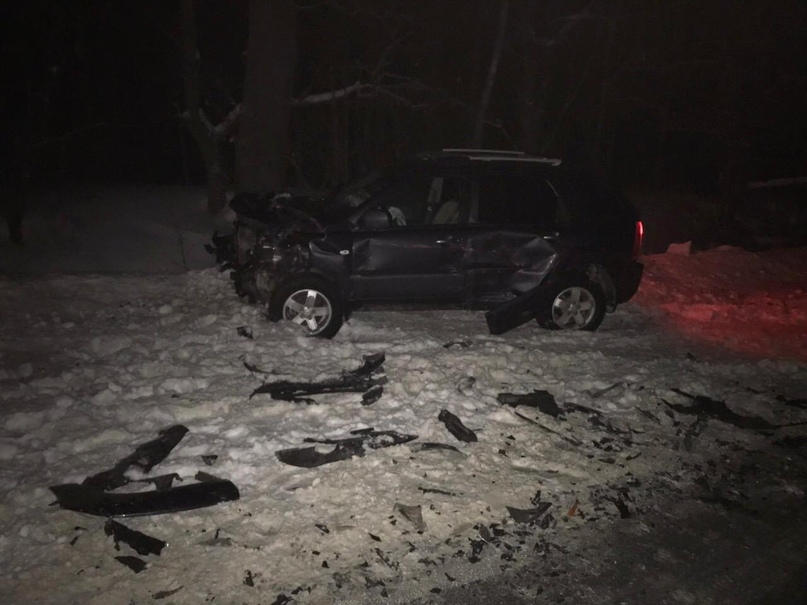Под Новозыбковом автомобилист вышел из машины и попал в аварию