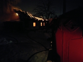 В Карачевском районе огонь унес жизни трех детей