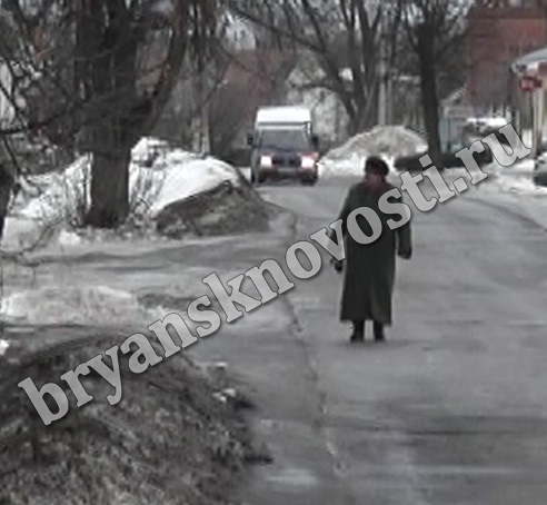 В Новозыбкове водители и пешеходы сегодня утром «встали» на лед