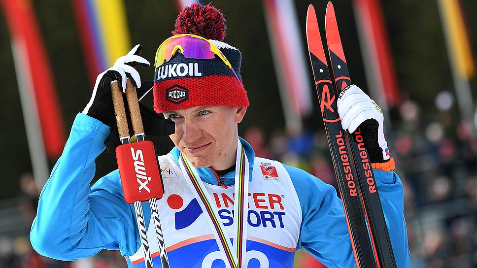 Брянский лыжник Александр Большунов завоевал серебряную медаль на ЧМ