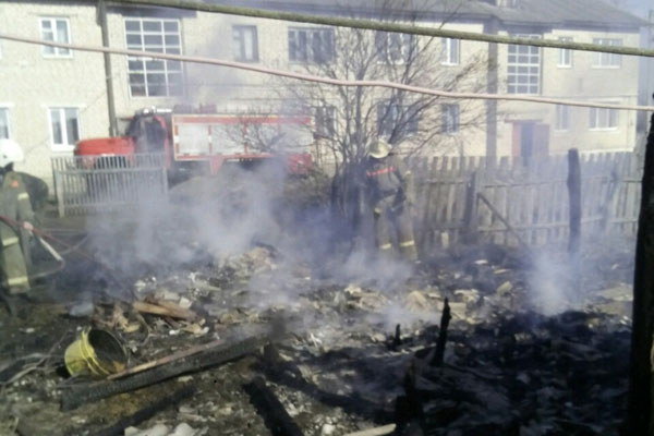 Сегодня в Брянской области сгорели четыре постройки