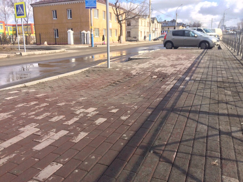 В Брянске появилась необычная тротуарная плитка