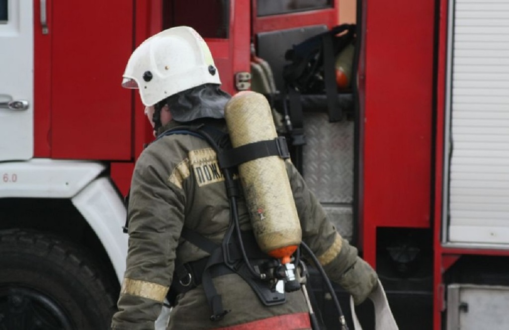 В Брянске при пожаре пострадал мужчина
