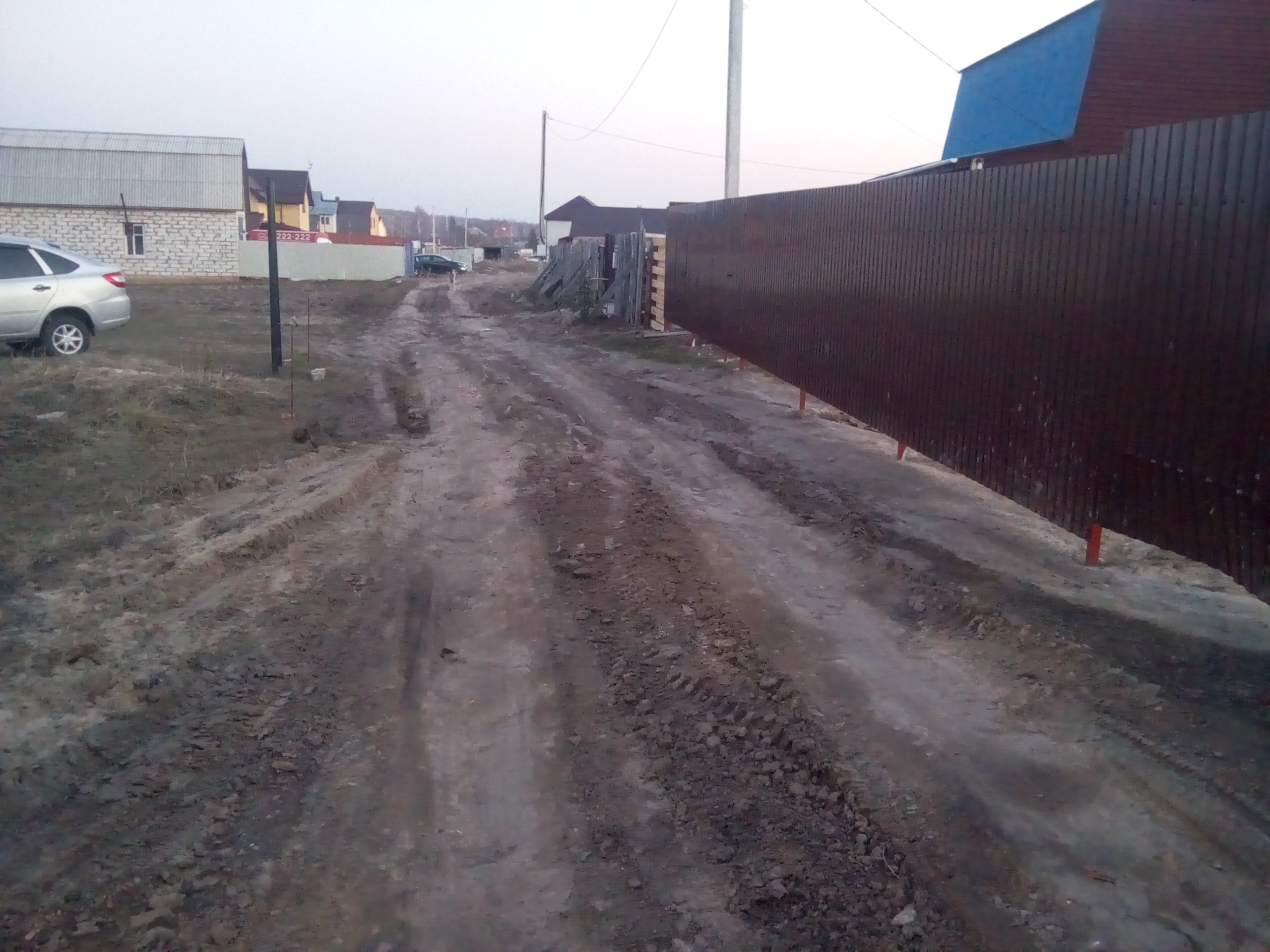 Жители улицы Полевой в Брянском районе оказались отрезанными от цивилизации