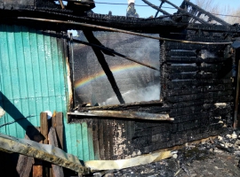 Климовские огнеборцы потушили дом за 6 минут