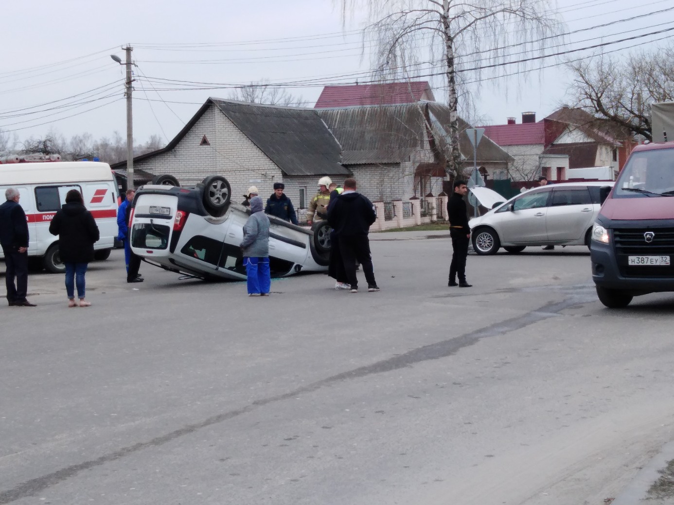 В Брянске столкнулись два автомобиля