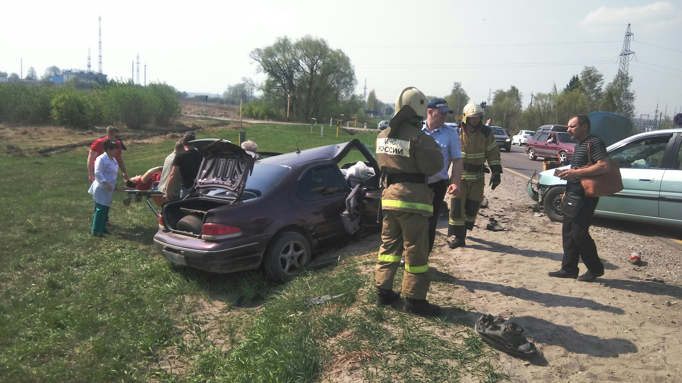 В Брянском районе в результате ДТП пострадали шесть человек