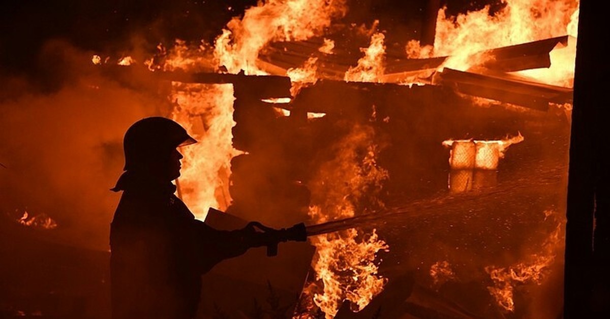 В Погарском районе во время пожара погиб человек