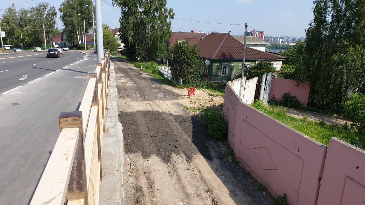 В Брянске отремонтировали дорогу на Городищенской горке