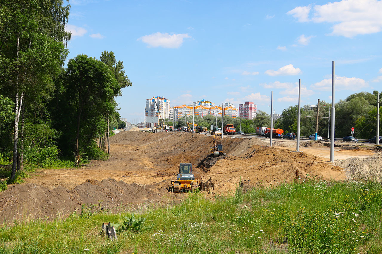 Работа в брянске 4. План строительства моста на Первомайке. Дорожные работы Брянск.