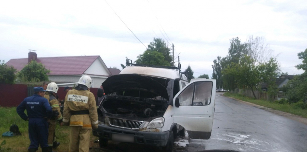 В Карачеве загорелась ГАЗель