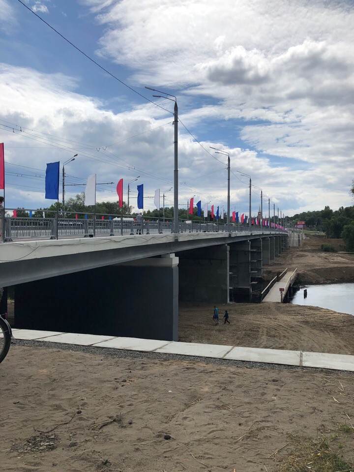 В Брянске открыто движение по Первомайскому мосту