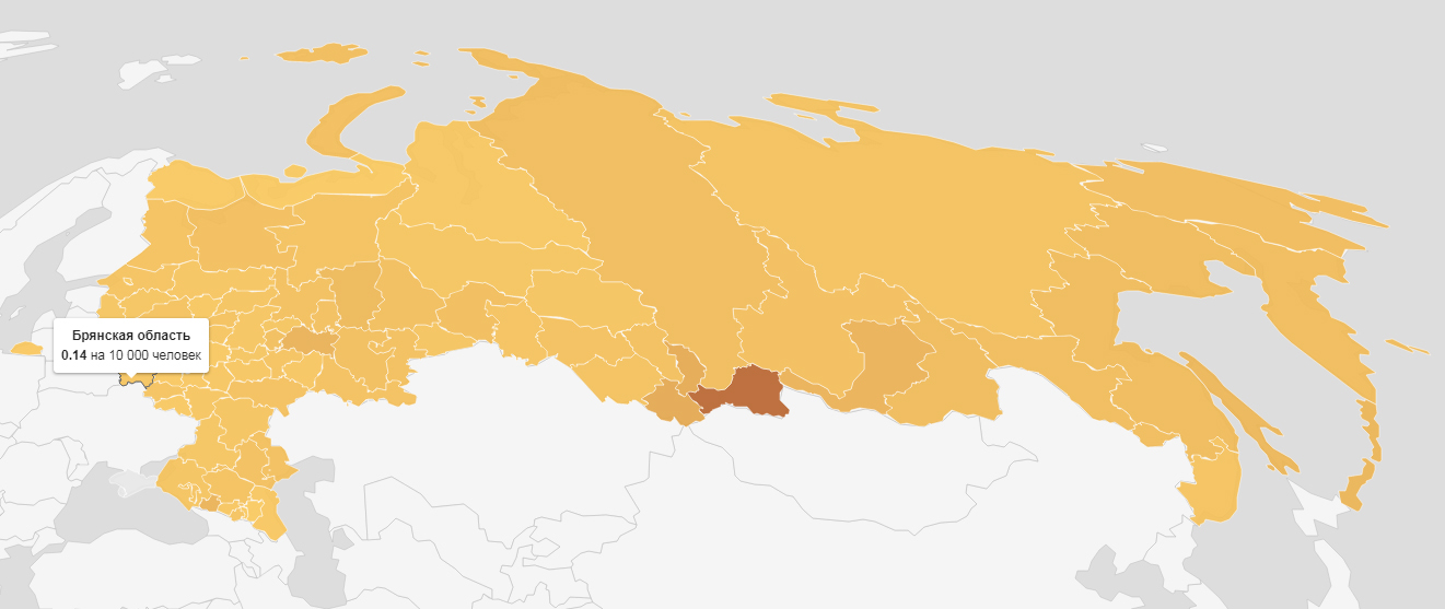 Насилие несвойственно жителям Брянской области