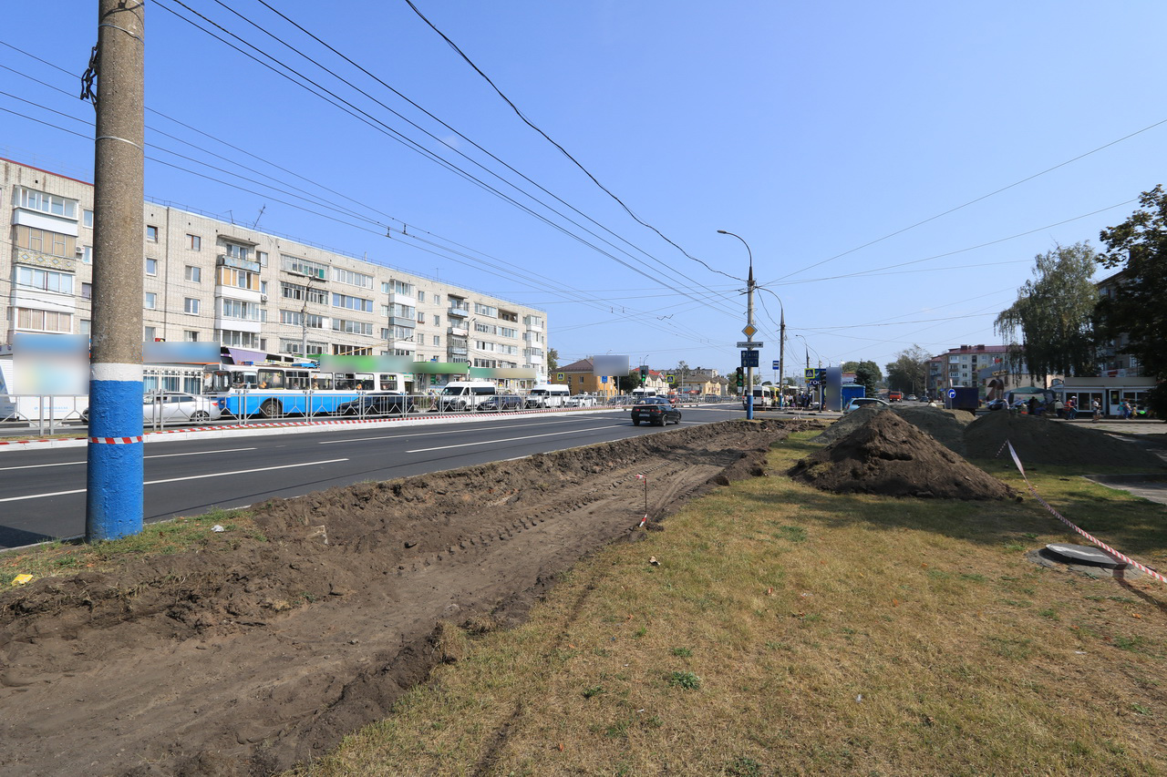 В Брянске на Московском проспекте благоустроят зеленую зону