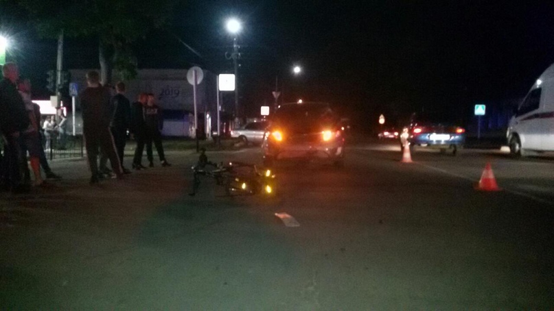 В Новозыбкове велосипедист попал под машину