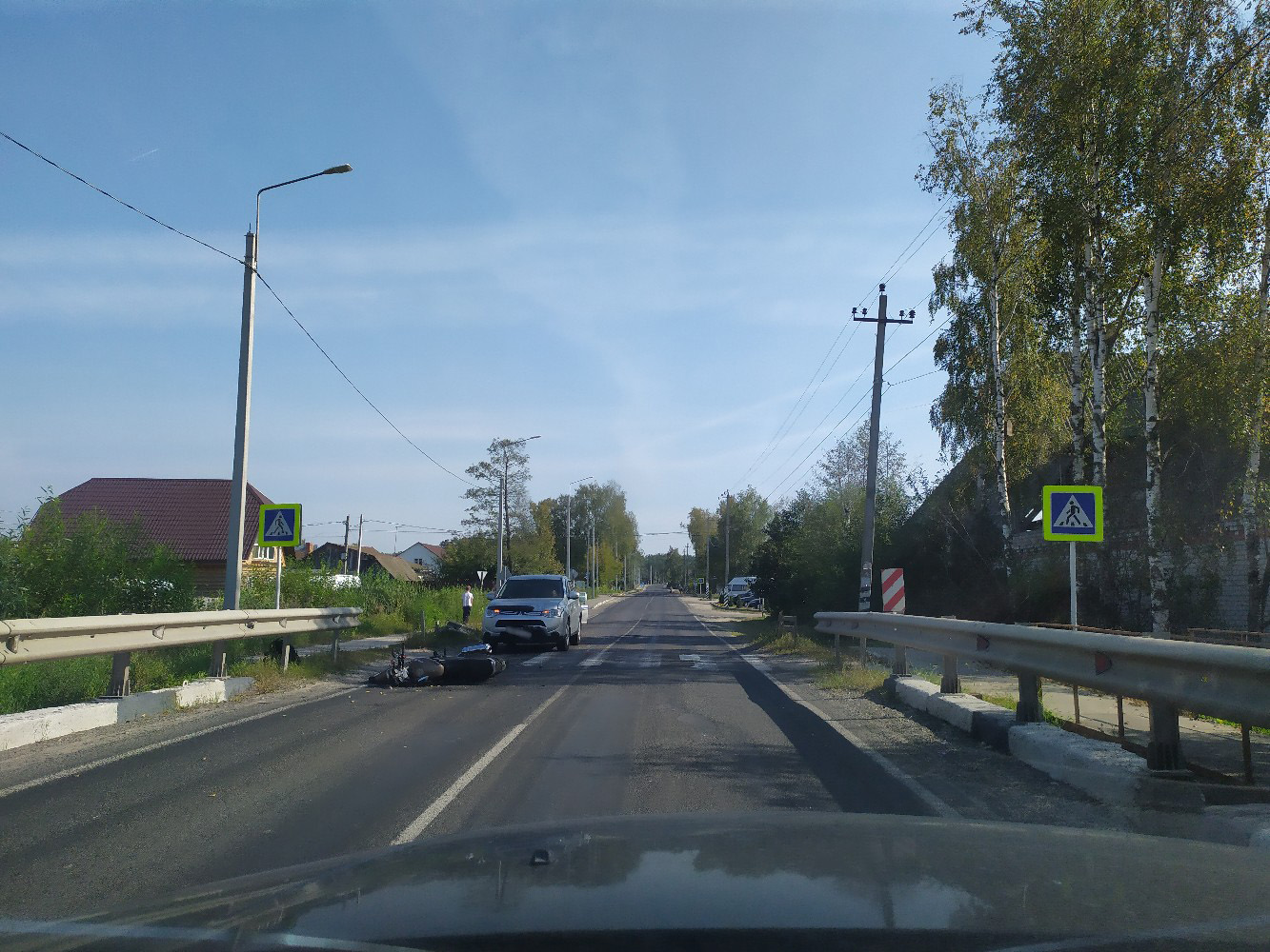 ДТП в Брянском районе: столкнулись авто и мотоцикл