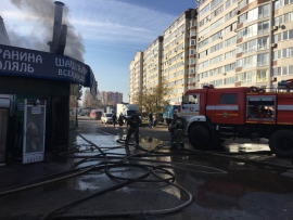 В Бежицком районе Брянска сгорел ларек