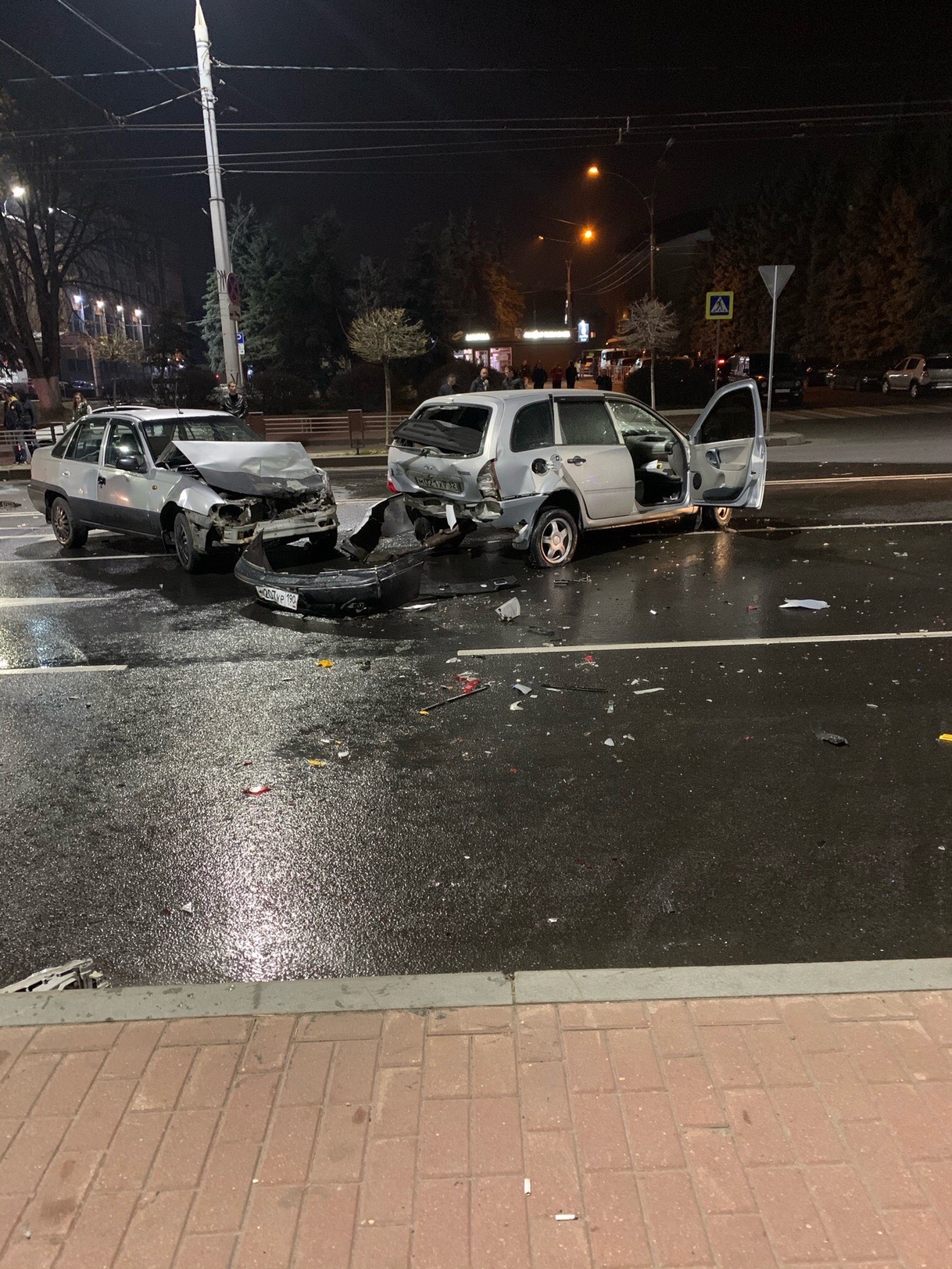 Крупная авария в Брянске – столкнулись три авто