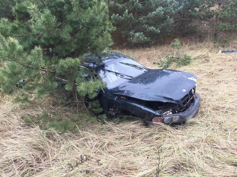 В Брянском районе водитель, угодив в кювет, получил сотрясение мозга