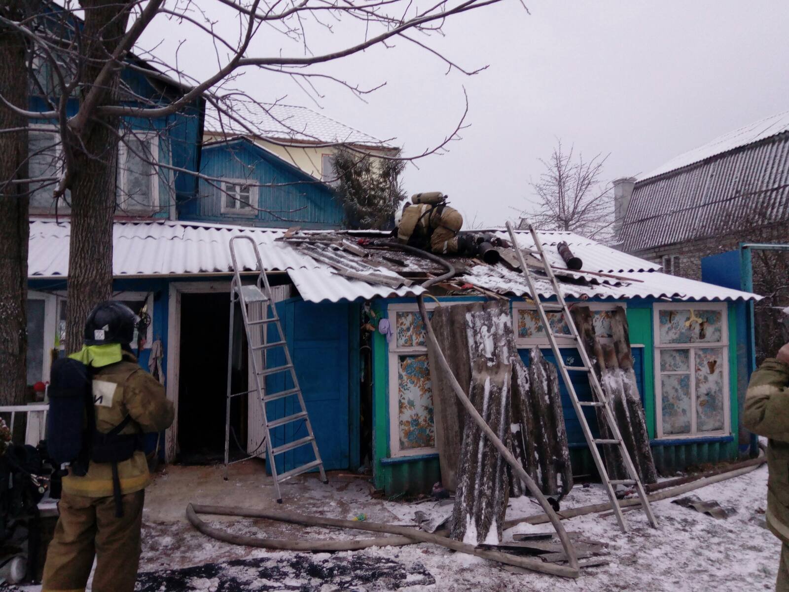 Банный день в Володарском районе Брянска обернулся пожаром