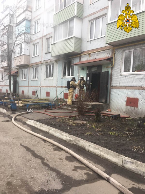 Пожар на кухне в брянской многоэтажке потушили за 15 минут