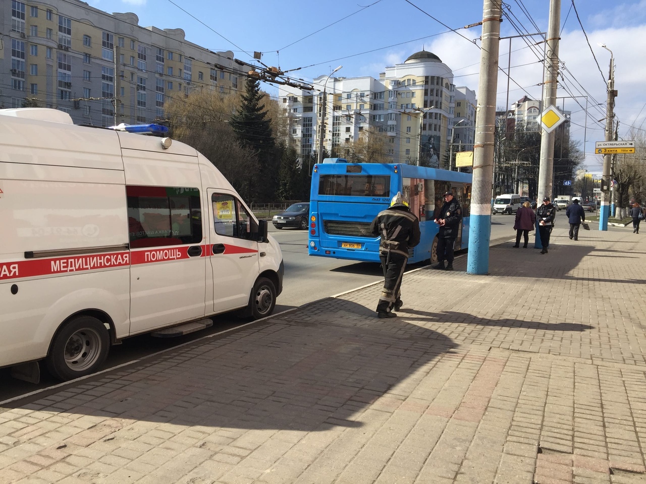 В Брянске автобус проверили из-за забытого пакета с вещами